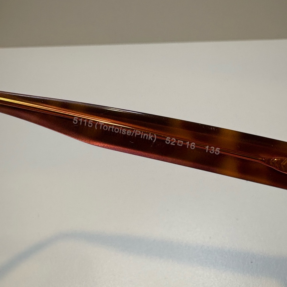 COACH EYEGLASSES HC6040 (Brooklyn) 5115 (Tortoise/Pink) 52•16•135 COACH GLASSES - Picture 13 of 15